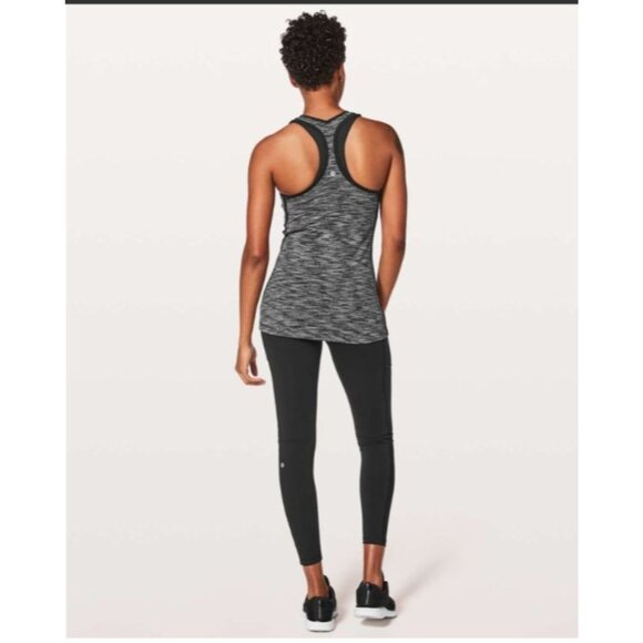 Lululemon Cool Racerback II Wee Are From Space Deep Coal Battleship Size 4 - Picture 3 of 10
